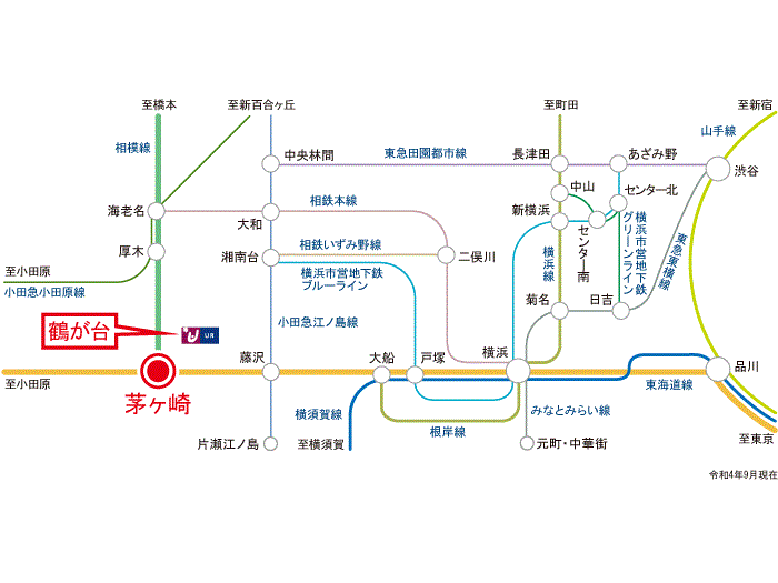 apartment 茅ヶ崎市鶴が台

住棟配置図