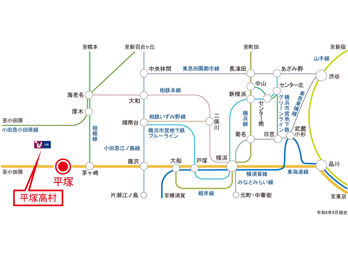 apartment 平塚市高村203

住棟配置図