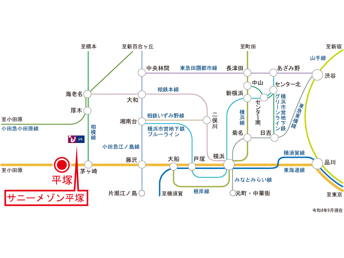 apartment 平塚市田村2-9

住棟配置図