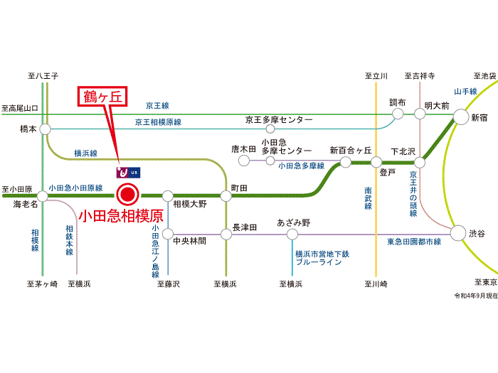 apartment 相模原市南区南台5-2

住棟配置図