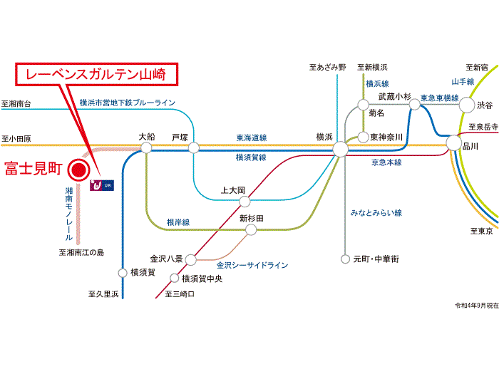 apartment 鎌倉市山崎1390

住棟配置図