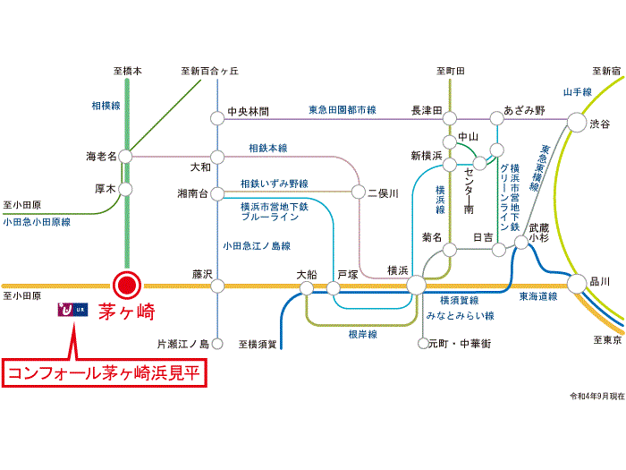 apartment 茅ヶ崎市浜見平13番ほか

住棟配置図