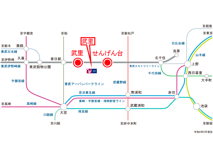apartment 春日部市大枝89

住棟配置図