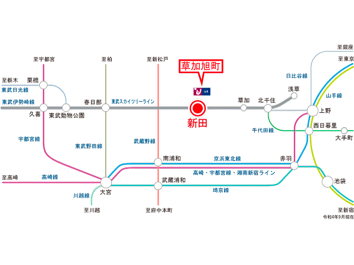 apartment 草加市旭町3-3-1

住棟配置図