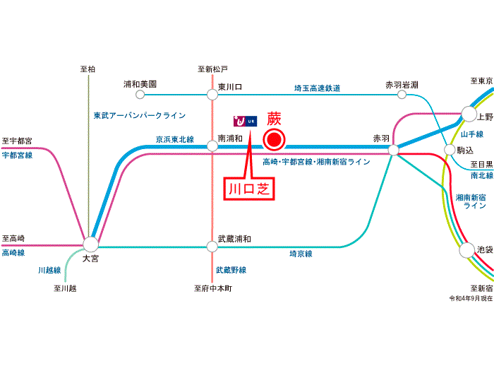 apartment 川口市芝3905

住棟配置図