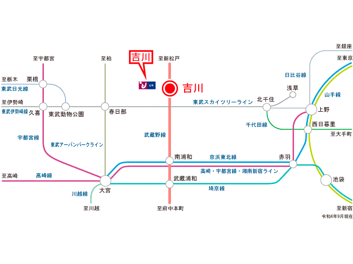 apartment 吉川市吉川団地

住棟配置図