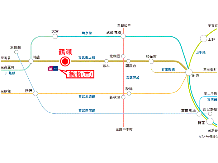 apartment 富士見市鶴瀬西2-8-2

住棟配置図