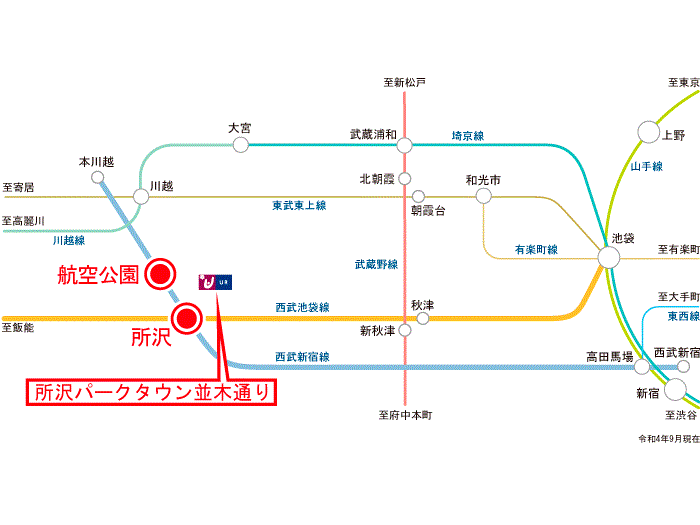 apartment 所沢市並木8-1

住棟配置図