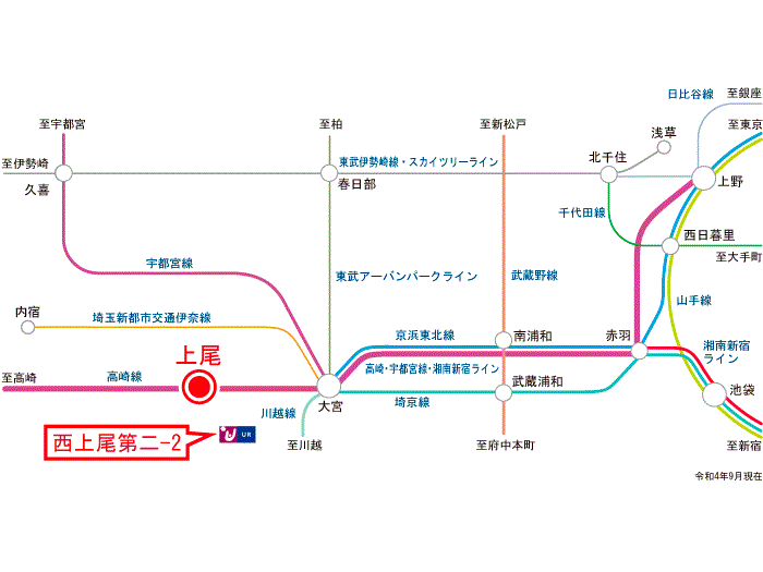 apartment 上尾市小敷谷77-1

住棟配置図
