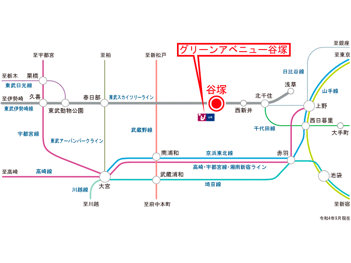 apartment 草加市谷塚町731-1

住棟配置図