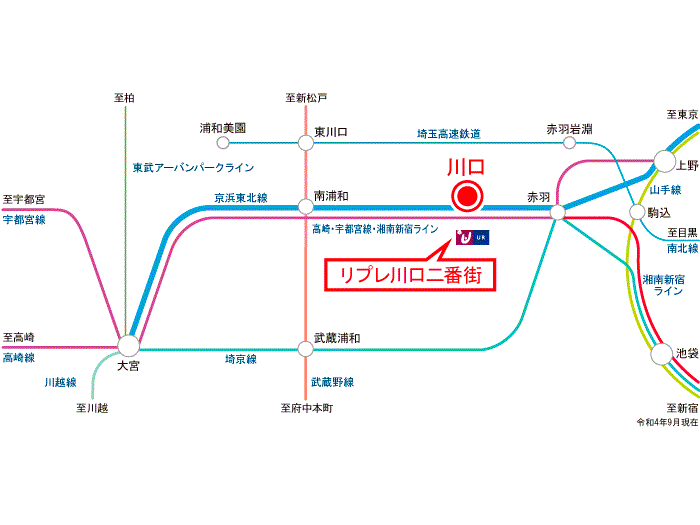 apartment 川口市川口3-3-1

住棟配置図