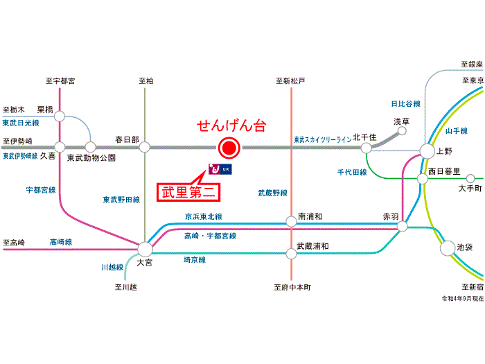 apartment 春日部市大枝89

住棟配置図