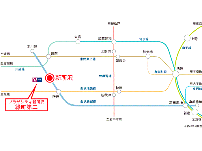 apartment 所沢市緑町2-16

住棟配置図