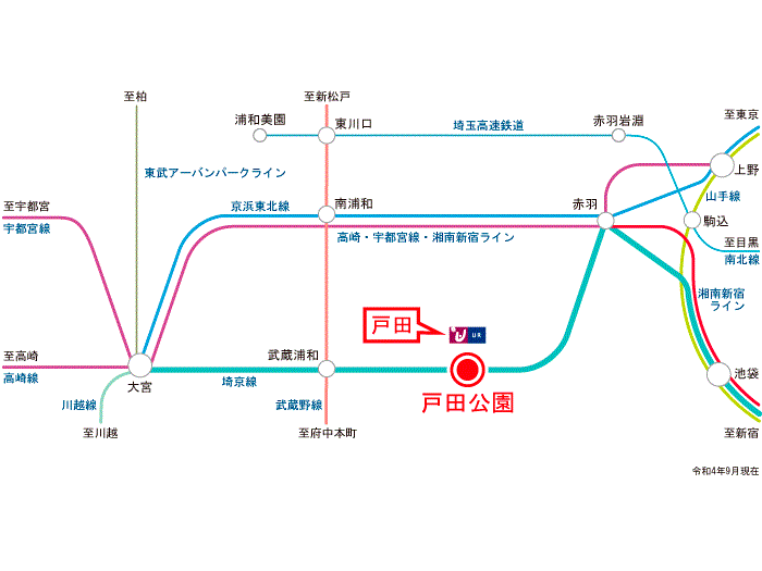 apartment 戸田市下前1-10

住棟配置図