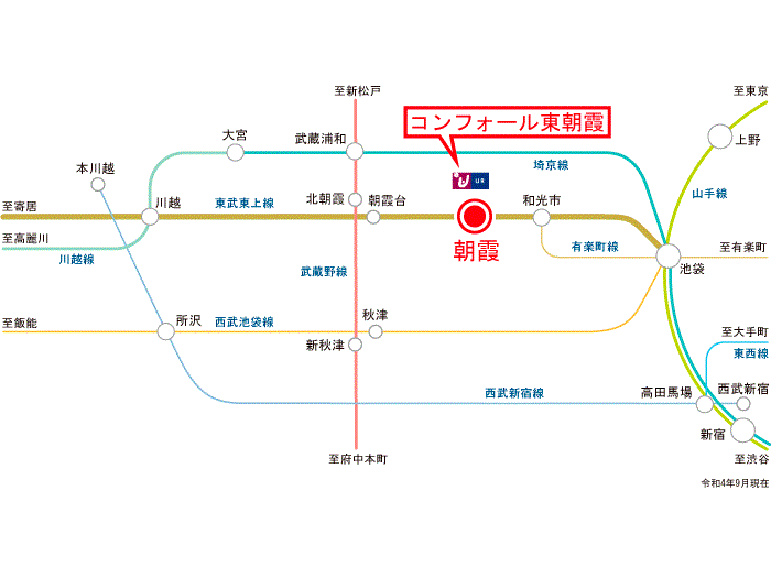 apartment 朝霞市仲町2-1ほか

住棟配置図