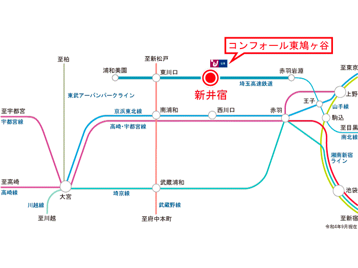 apartment 川口市桜町4-4

住棟配置図