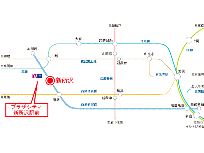 apartment 所沢市緑町1-16-9

住棟配置図