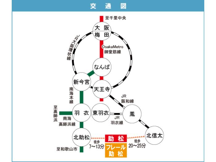 apartment 泉大津市助松団地1番・2番・3番、和泉市富秋町三丁目11番

住棟配置図
