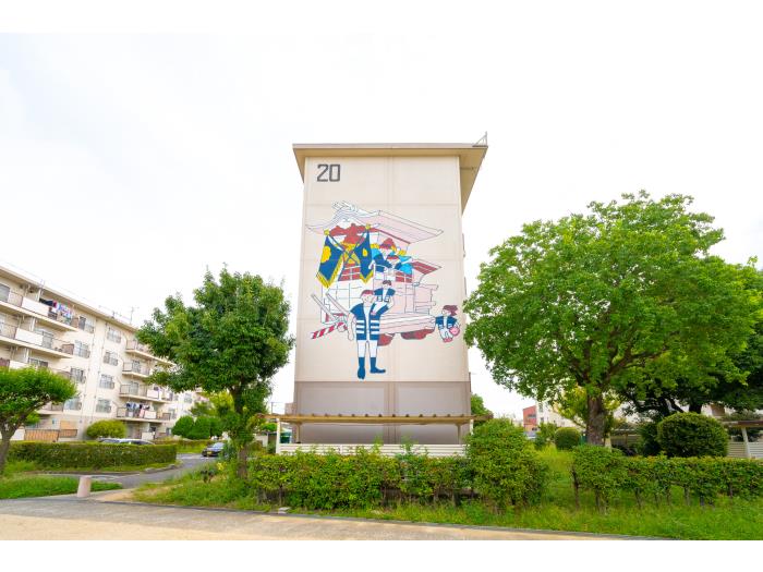 apartment 岸和田市春木泉町1番

住棟配置図