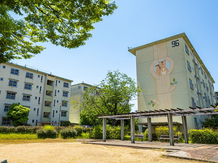 apartment 和泉市鶴山台三丁目

住棟配置図