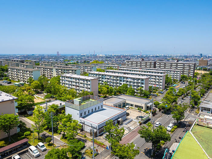 apartment 和泉市鶴山台三丁目

住棟配置図