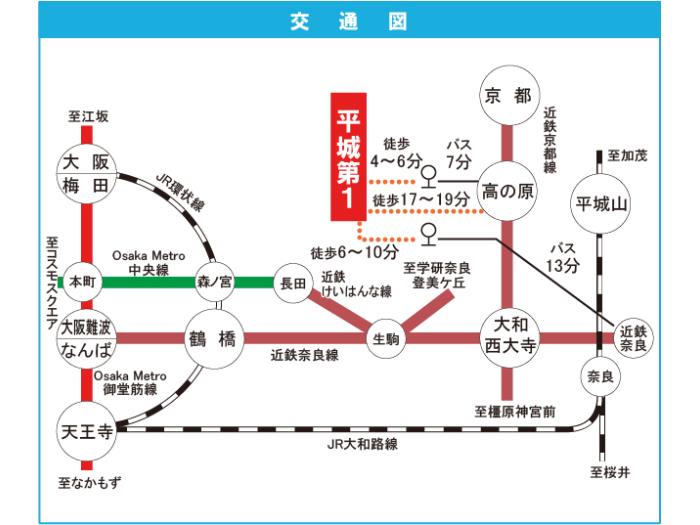 apartment 奈良市神功1丁目6番地

住棟配置図