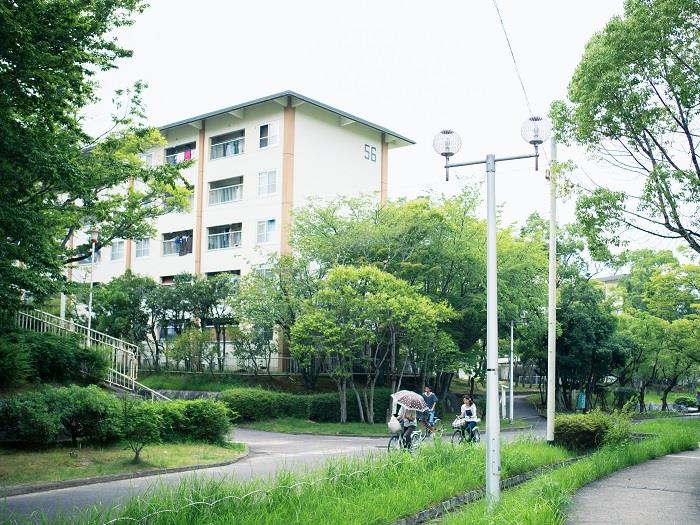 apartment 奈良市右京2丁目1番地の2、2番地・3番地

住棟配置図