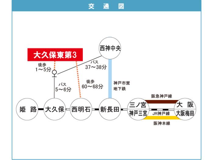 apartment 明石市大久保町高丘五丁目3番地の1、2

住棟配置図