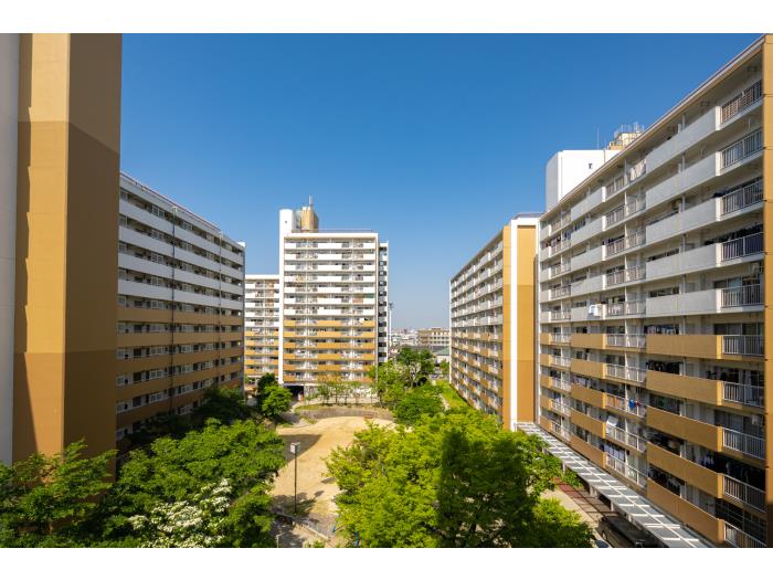 apartment 東大阪市玉串町西三丁目1番・4番

住棟配置図