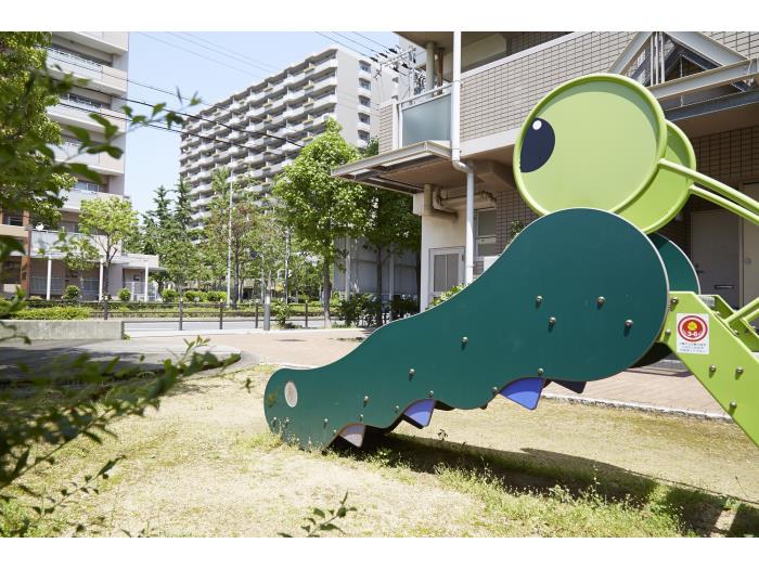大阪府大阪市此花区にあるUR賃貸住宅 高見フローラルタウン七番街の周辺写真 4/13