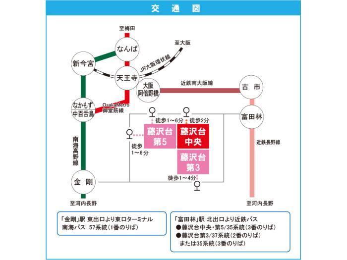 apartment 富田林市藤沢台一丁目4番11

住棟配置図