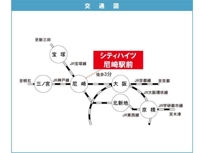 apartment 尼崎市潮江一丁目4番3

住棟配置図