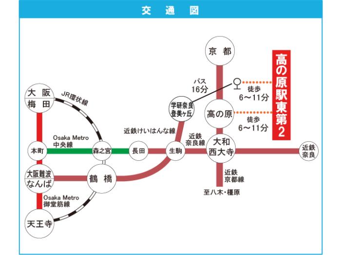 apartment 木津川市相楽台8丁目1番地

住棟配置図
