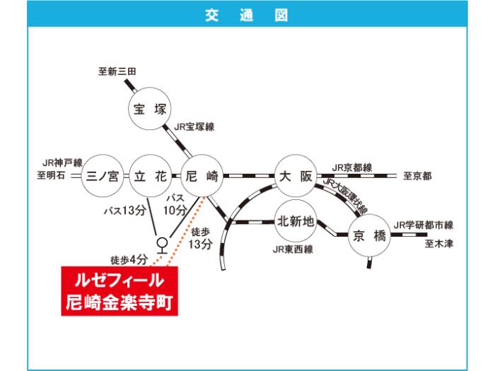 apartment 尼崎市金楽寺町1丁目4番

住棟配置図