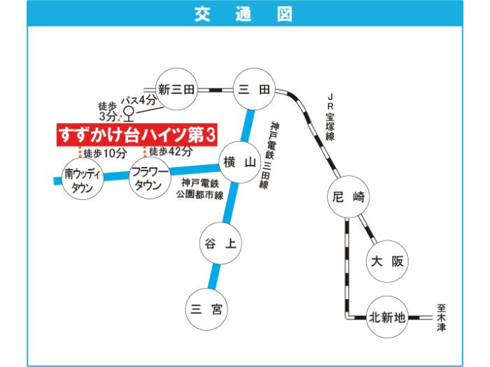apartment 三田市すずかけ台四丁目4番地の1

住棟配置図