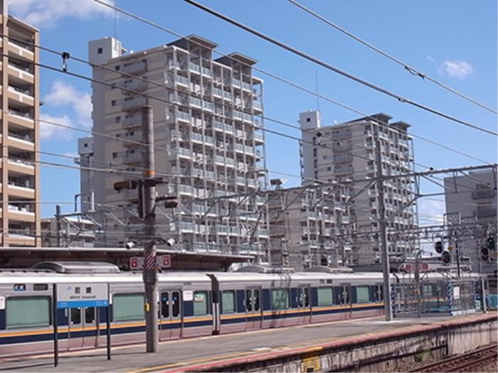 apartment 尼崎市潮江一丁目6番

住棟配置図