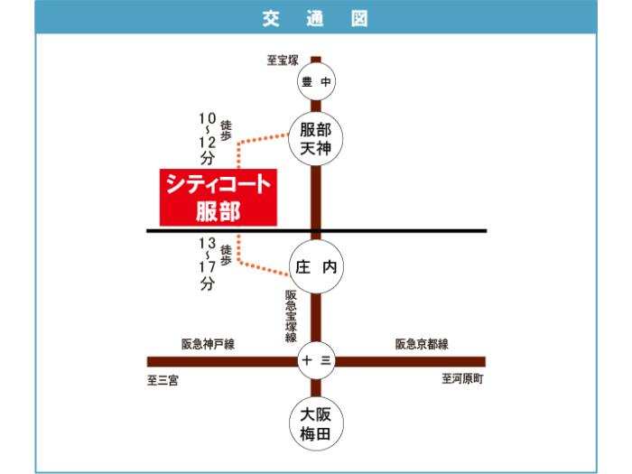 apartment 豊中市服部寿町一丁目9、10、11番

住棟配置図