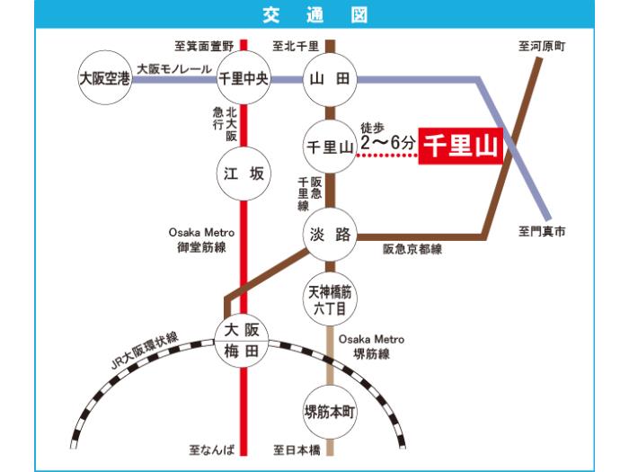 apartment 吹田市千里山霧が丘１・虹が丘１

住棟配置図