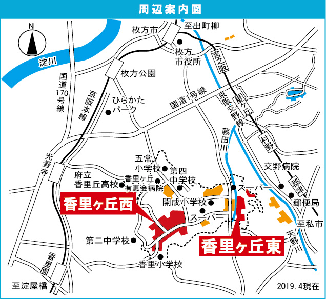 apartment 枚方市香里ヶ丘九丁目5番地の1 他（Ｄ地区）

住棟配置図