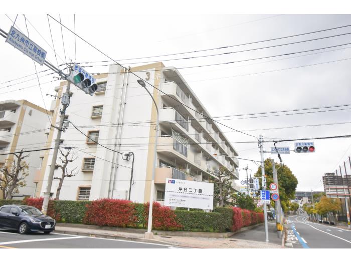 福岡県北九州市戸畑区にあるUR賃貸住宅 沖台二丁目の周辺写真 3/14